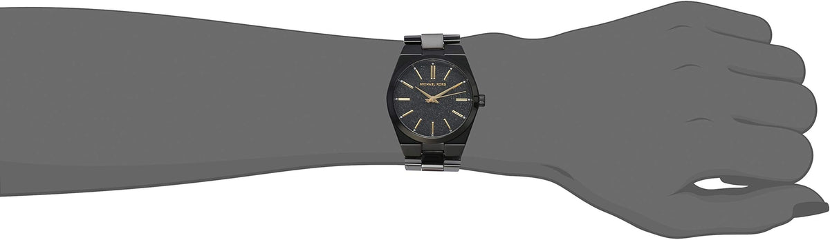  Shop Authentic Michael Kors Channing Quartz Black Dial Black Steel Strap Watch For Women - MK6625 - Luxxuri