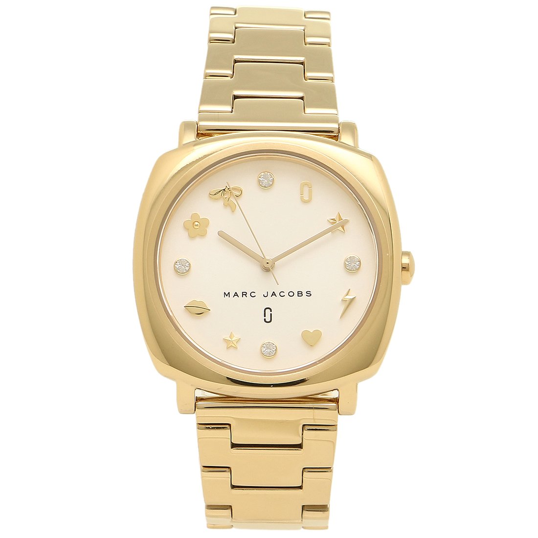  Shop Authentic Marc Jacobs Mandy White Dial Gold Steel Strap Watch for Women - MJ3573 - Luxxuri