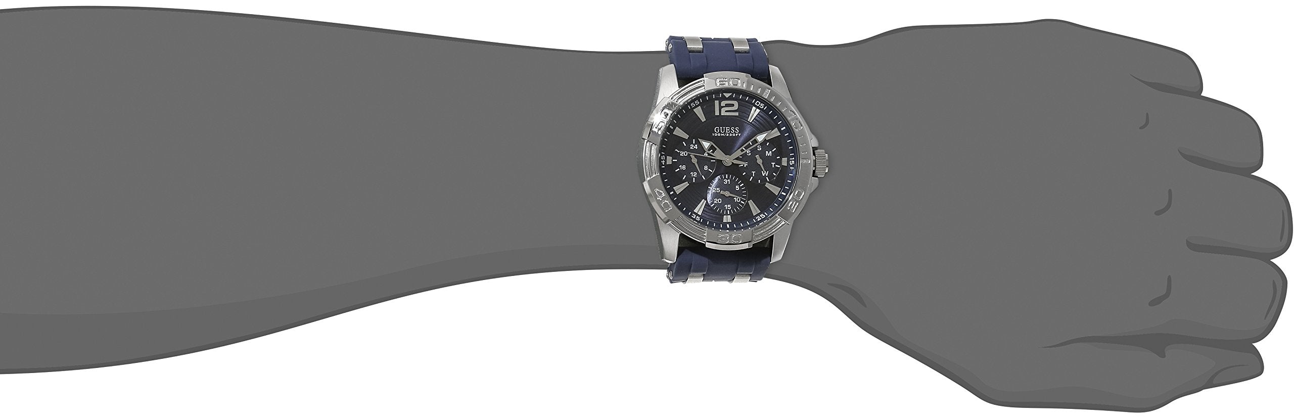  Shop Authentic Guess Oasis Multifunction Blue Dial Two Tone Steel Strap Watch for Men- W0366G2 - Luxxuri