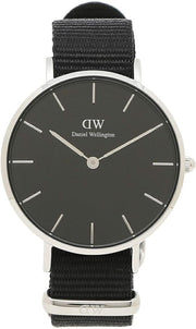  Shop Authentic Daniel Wellington Classic Bayswater Black Dial Black NATO Strap Watch For Women - DW00100282 - Luxxuri