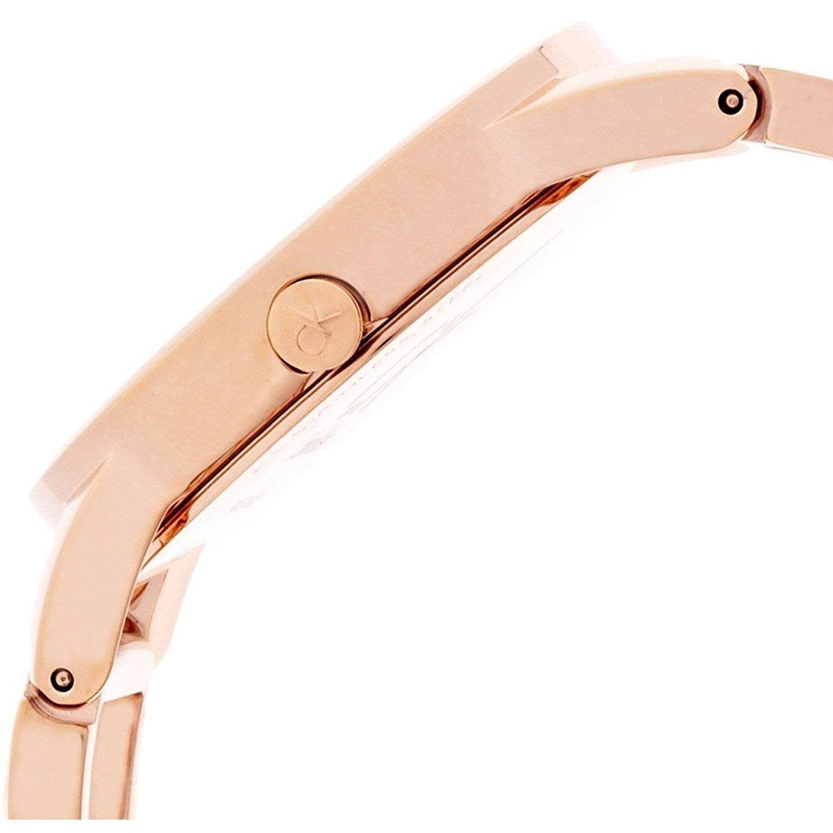  Shop Authentic Calvin Klein Stately White Dial Rose Gold Steel Strap Watch for Women - K3G23626 - Luxxuri