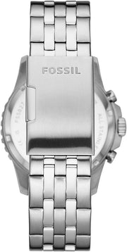  Shop Authentic Fossil FB-01 Chronograph Black Dial Silver Steel Strap Watch for Men - FS5827 - Luxxuri