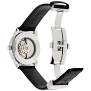  Shop Authentic Calvin Klein Infinity Automatic Black Dial Black Leather Strap Watch for Men - K5S341C1 - Luxxuri