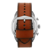  Shop Authentic Fossil Bronson Chronograph Green Dial Brown Leather Strap Watch for Men - FS5738 - Luxxuri