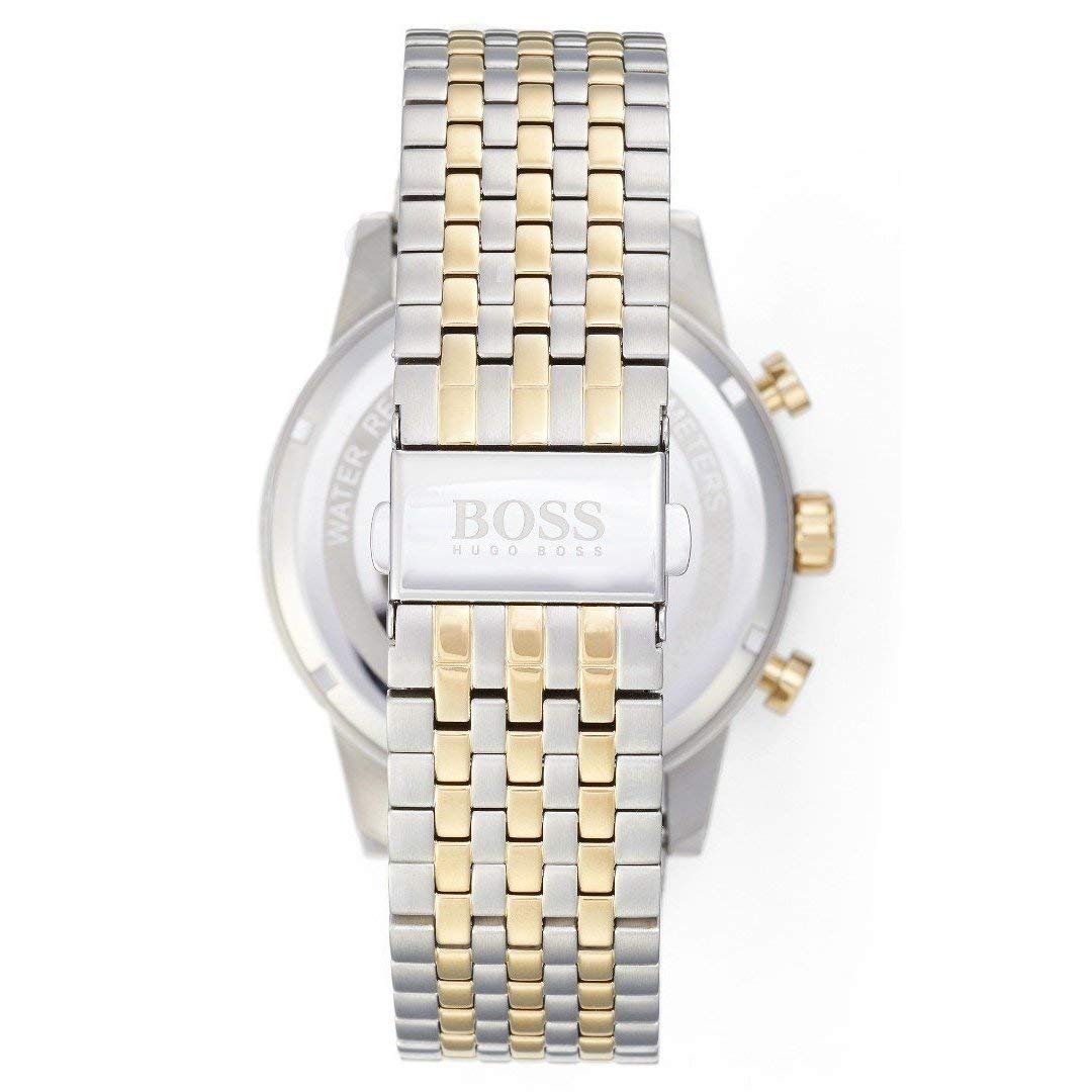  Shop Authentic Hugo Boss Navigator White Dial Two Tone Steel Strap Watch for Men - 1513499 - Luxxuri