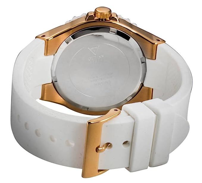  Shop Authentic Guess Overdrive Analog White Dial White Rubber Strap Watch for Women - W10614L2 - Luxxuri