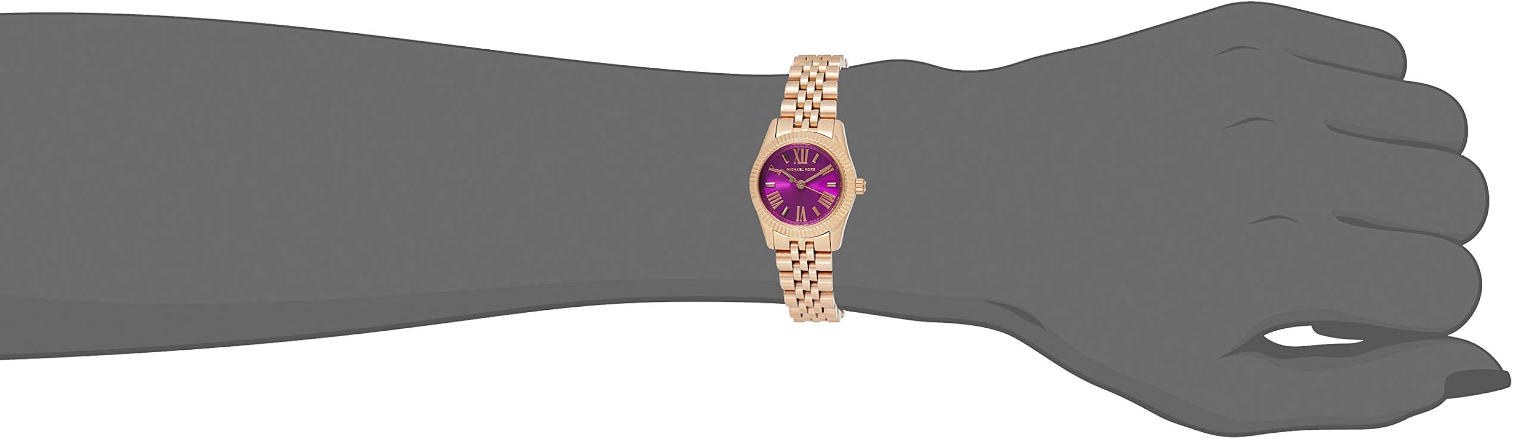  Shop Authentic Michael Kors Lexington Quartz Pink Dial Rose Gold Steel Strap Watch For Women - MK3273 - Luxxuri