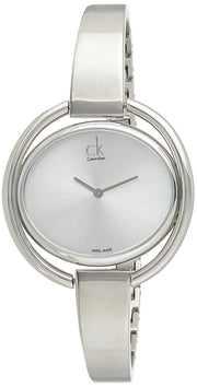  Shop Authentic Calvin Klein Impetuous Silver Dial Silver Steel Strap Watch for Women - K4F2N116 - Luxxuri