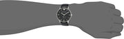  Shop Authentic Emporio Armani Gianni Quartz Black Dial Black Leather Strap Watch For Men - AR0382 - Luxxuri