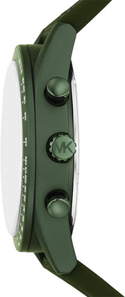  Shop Authentic Michael Kors Accelerator Chronograph Green Dial Green Nylon Strap Watch for Men - MK9144 - Luxxuri