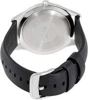  Shop Authentic Emporio Armani Lambda Classic Quartz Black Dial Black Leather Strap Watch For Men - AR11020 - Luxxuri