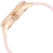  Shop Authentic Guess Sparkling Diamonds Pink Dial Pink Rubber Strap Watch for Women - W0032L9 - Luxxuri