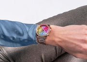  Shop Authentic Guess Confetti Multifunction Multicolor Dial Rose Gold Steel Strap Watch For Women - GW0483L3 - Luxxuri