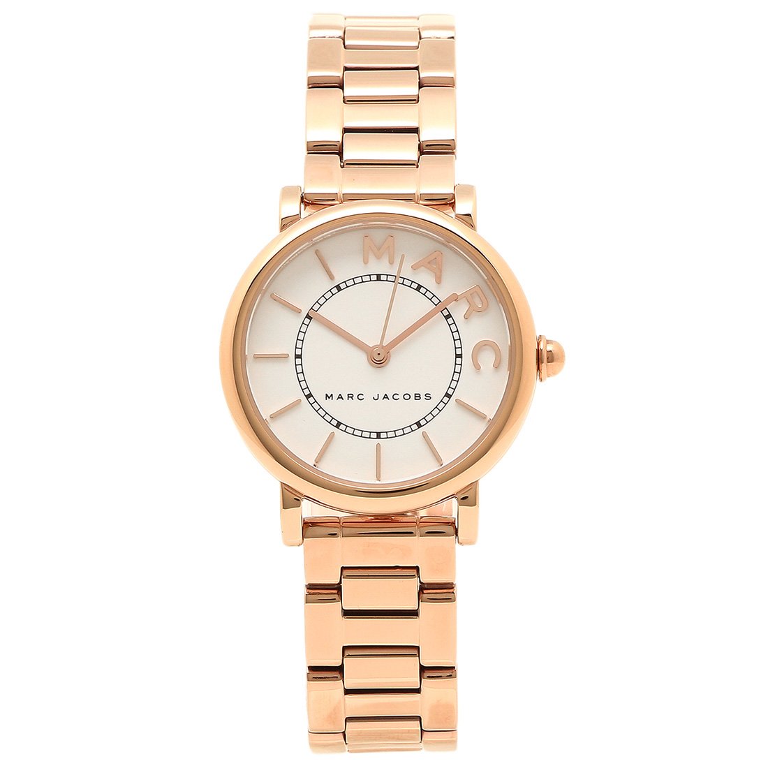  Shop Authentic Marc Jacobs Roxy White Dial Rose Gold Steel Strap Watch for Women - MJ3527 - Luxxuri
