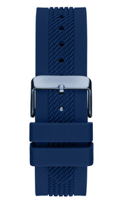  Shop Authentic Guess Delta Blue Dial Blue Silicone Strap Watch for Men - GW0051G4 - Luxxuri