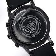  Shop Authentic Emporio Armani Chronograph Quartz Silver Dial Black Rubber Strap Watch For Men - AR11048 - Luxxuri