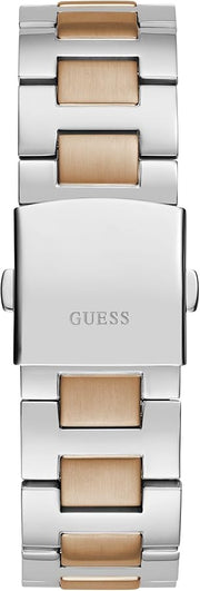  Shop Authentic Guess Equity Multifunction Black Dial Two Tone Steel Strap Watch For Men - GW0703G4 - Luxxuri