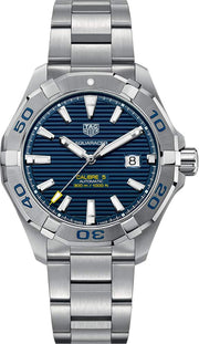  Shop Authentic Tag Heuer Aquaracer Calibre 5 Automatic Blue Dial Silver Steel Strap Watch for Men - WAY2012.BA0927 - Luxxuri