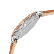  Shop Authentic Fossil Jacqueline Three Hand Date Luggage Blue Dial Brown Leather Strap Watch for Women - ES4274 - Luxxuri