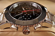  Shop Authentic Burberry The City Black Dial Silver Steel Strap Watch for Men - BU9380 - Luxxuri