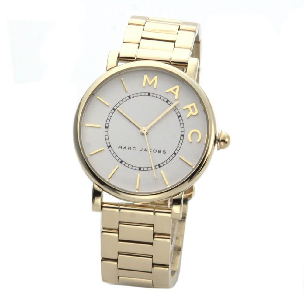  Shop Authentic Marc Jacobs Roxy White Dial Gold Steel Strap Watch for Women - MJ3522 - Luxxuri
