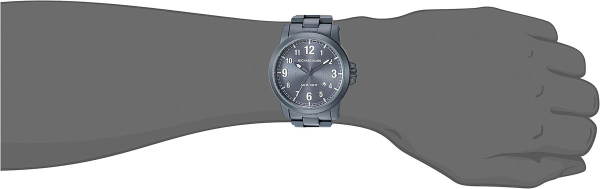  Shop Authentic Michael Kors Paxton Quartz Blue Dial Blue Steel Strap Watch For Men - MK8533 - Luxxuri