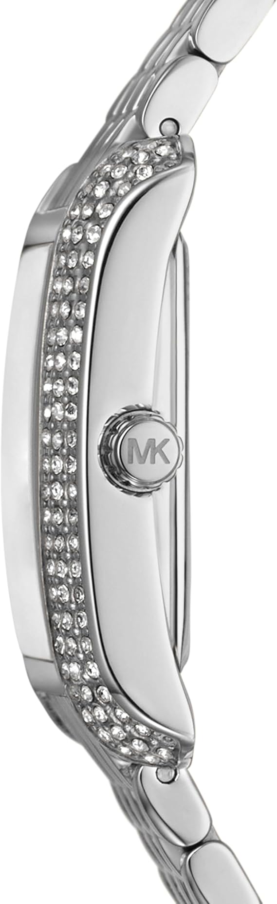  Shop Authentic Michael Kors Emery Analog Three Hand Blue Dial Silver Steel Strap Watch for Women - MK4829 - Luxxuri