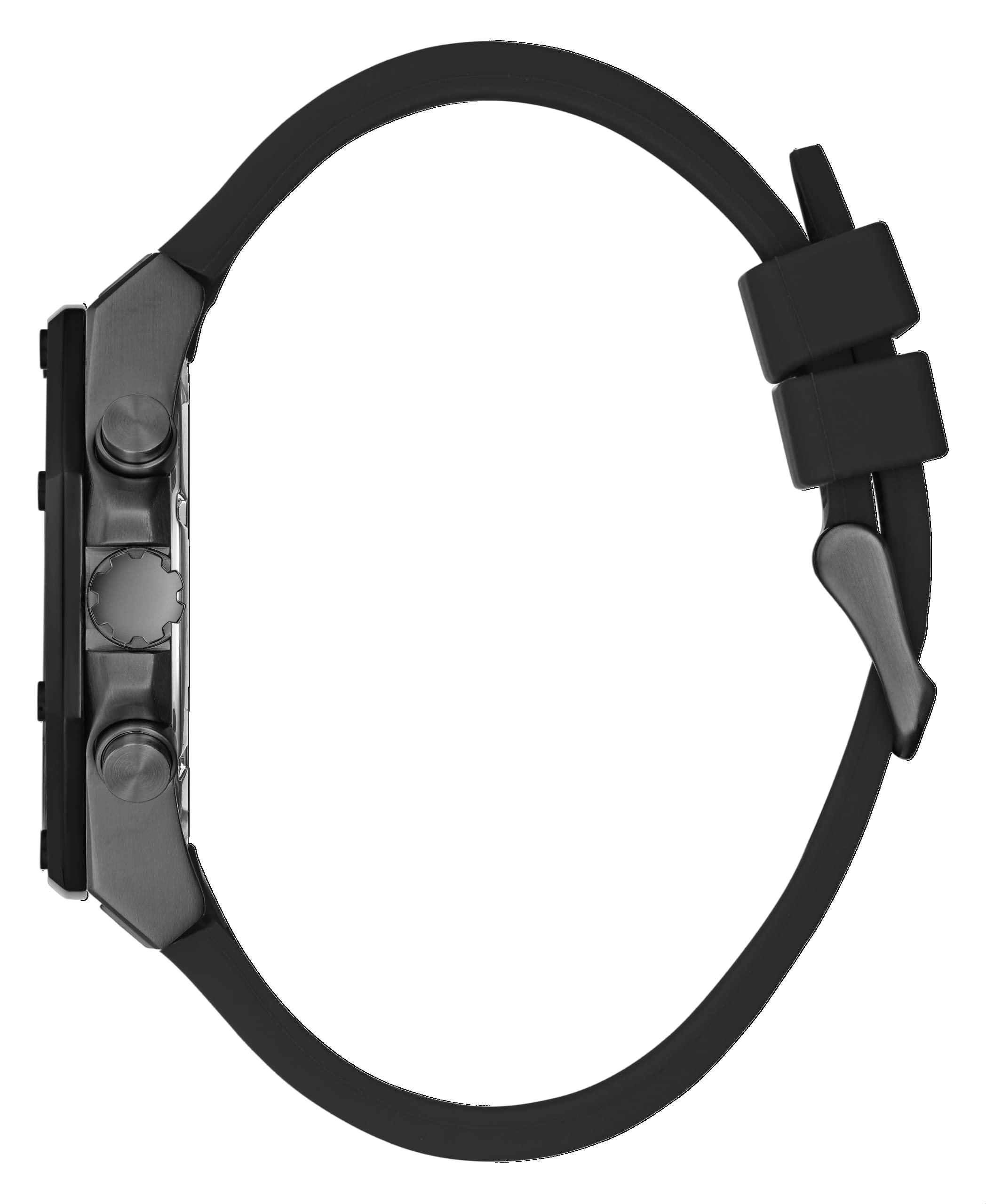 Shop Authentic Guess Momentum Black Dial Black Rubber Strap Watch for Men - GW0263G4 - Luxxuri