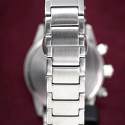  Shop Authentic Emporio Armani Mario Chronograph Blue Dial Silver Steel Strap Watch For Men - AR11306 - Luxxuri