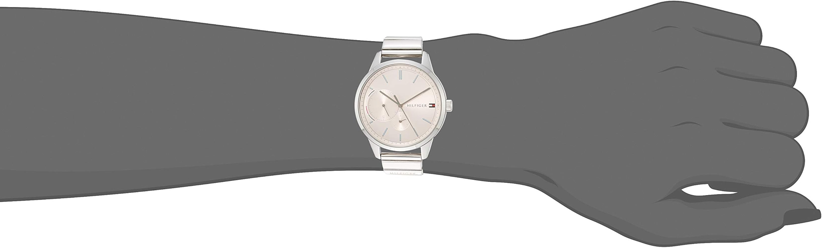  Shop Authentic Tommy Hilfiger Brooke Pink Dial Silver Steel Strap Watch for Women - 1782020 - Luxxuri