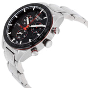  Shop Authentic Tissot T Sport PRS 516 Chronograph Black Dial Silver Steel Strap Watch For Men - T100.417.11.051.01 - Luxxuri