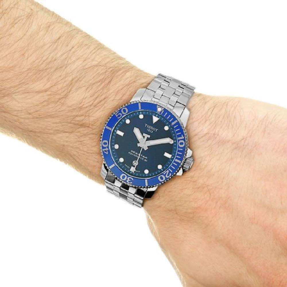  Shop Authentic Tissot Seastar 1000 Powermatic 80 Blue Dial Silver Steel Strap Watch For Men - T120.407.11.041.00 - Luxxuri