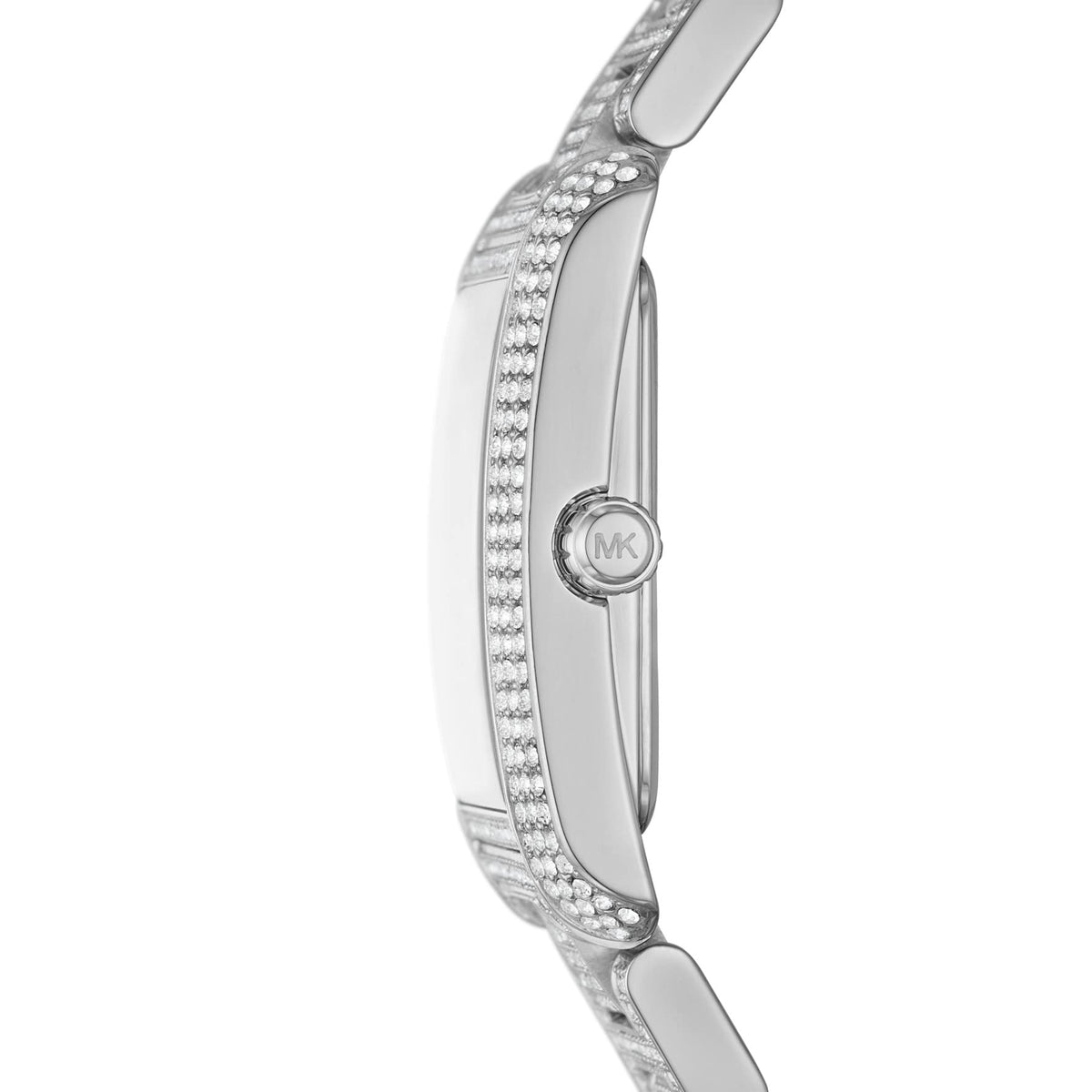  Shop Authentic Michael Kors Emery Analog Crystals Silver Dial Silver Steel Strap Watch for Women - MK4648 - Luxxuri