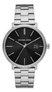  Shop Authentic Michael Kors Blake Quartz Black Dial Silver Steel Strap Watch for Men - MK9133 - Luxxuri