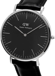  Shop Authentic Daniel Wellington Classic Petite Reading Black Dial Black Leather Strap Watch For Women - DW00100235 - Luxxuri