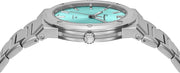  Shop Authentic Salvatore Ferragamo F-80 Classic Tiffany Blue Dial Silver Steel Strap Watch for Men - SFDT02323 - Luxxuri