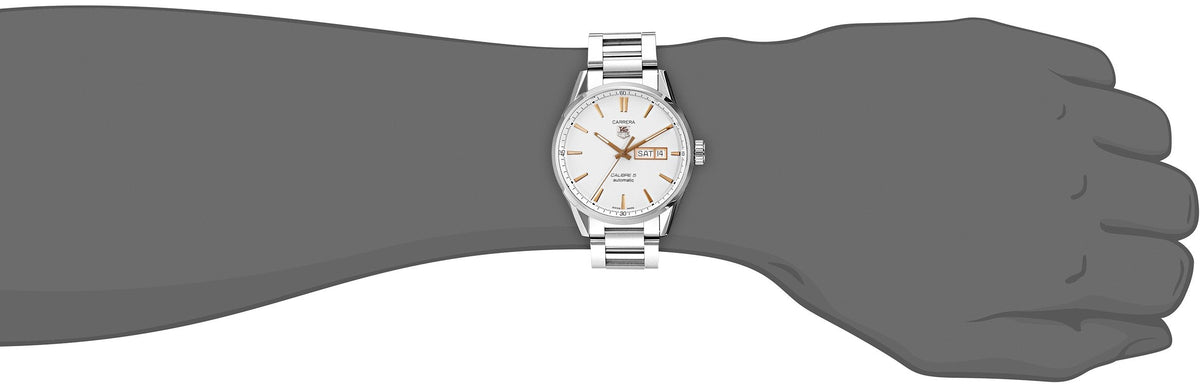  Shop Authentic Tag Heuer Carrera White Dial Watch for Men - WAR201D.BA0723 - Luxxuri