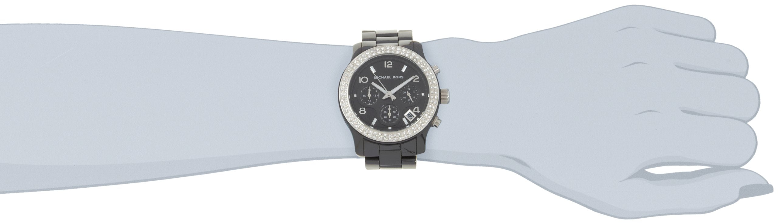  Shop Authentic Michael Kors Runway Black Dial Black Steel Strap Watch for Women - MK5190 - Luxxuri