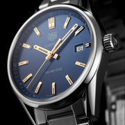 Shop Authentic Tag Heuer Carrera Quartz Blue Dial Silver Steel Strap Watch for Women - WAR1112.BA0601 - Luxxuri