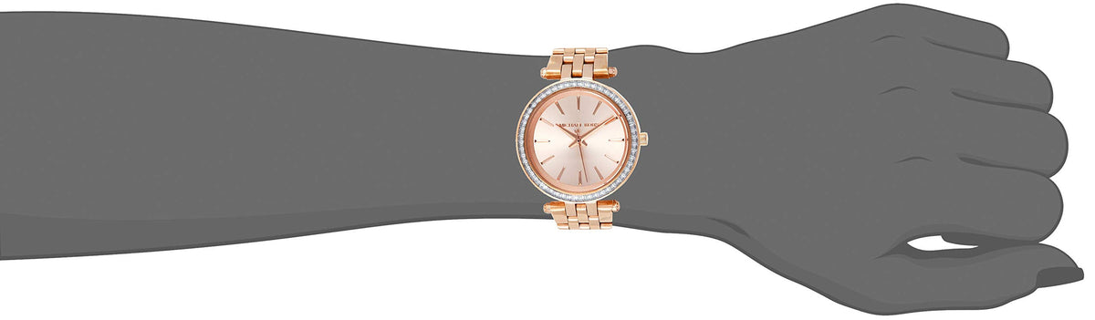  Shop Authentic Michael Kors Darci Rose Gold Dial Rose Gold Stainless Steel Strap Watch for Women - MK3366 - Luxxuri