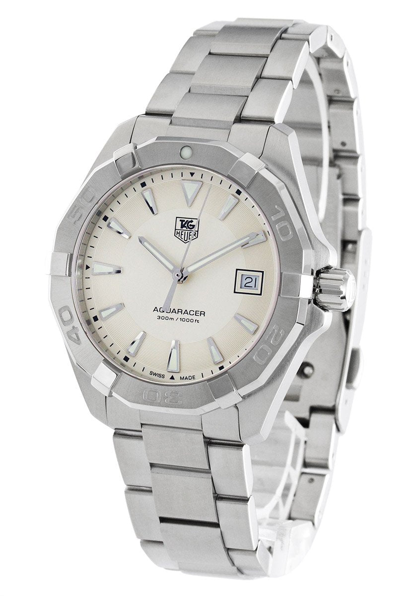  Shop Authentic Tag Heuer Aquaracer White Dial Watch for Men - WAY1111.BA0928 - Luxxuri