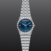  Shop Authentic Tudor Royal Automatic Diamonds Blue Dial Silver Steel Strap Watch for Men - M28600-0006 - Luxxuri