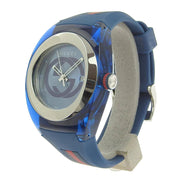  Shop Authentic Gucci Sync XXL Quartz Blue Dial Blue Rubber Strap Watch For Men - YA137104 - Luxxuri