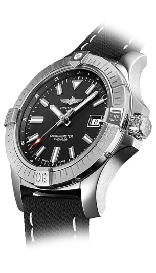  Shop Authentic Breitling Avenger Automatic 43mm Black Dial Black Nylon Strap Watch for Men - A17318101B1X2 - Luxxuri