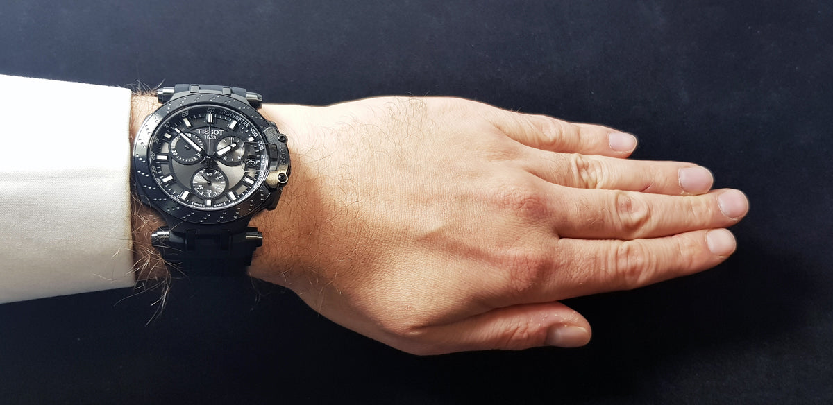  Shop Authentic Tissot T Race Chronograph Anthracite Black Dial Black Silicone Strap Watch For Men - T115.417.37.061.03 - Luxxuri