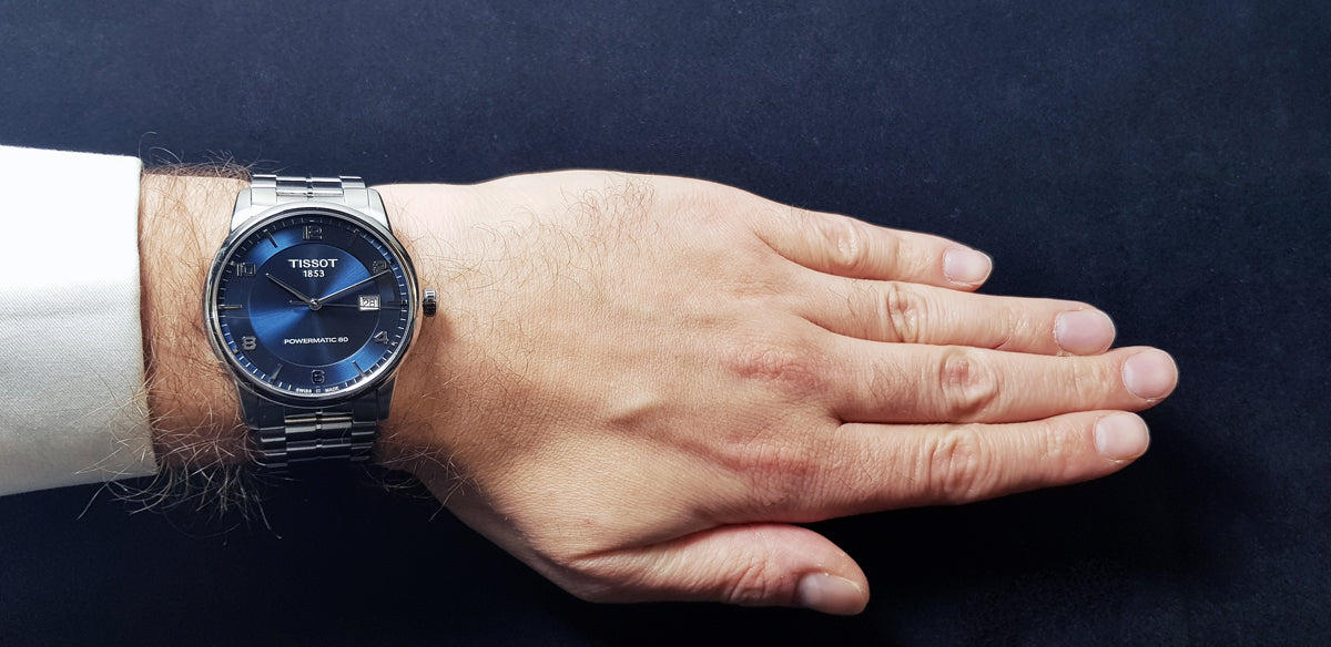 Shop Authentic Tissot Luxury Powermatic 80 Blue Dial Silver Steel Strap Watch For Men - T086.407.11.047.00 - Luxxuri