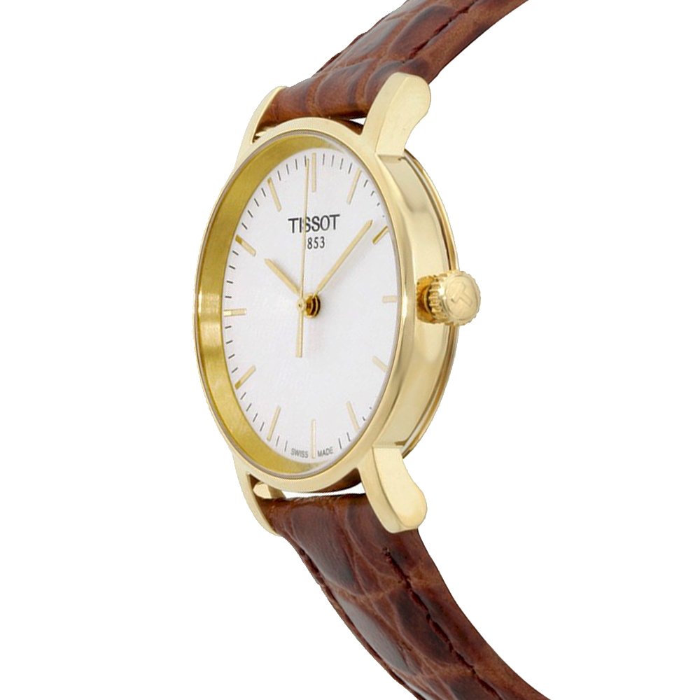  Shop Authentic Tissot Everytime Desire Small White Dial Maroon Leather Strap Watch For Women - T109.210.36.031.00 - Luxxuri