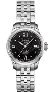  Shop Authentic Tissot Le Locle Automatic Lady Black Dial Silver Steel Strap Watch For Women - T41.1.183.56 - Luxxuri