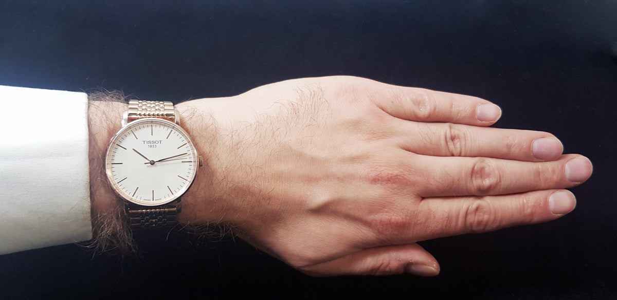  Shop Authentic Tissot Everytime Medium White Dial Rose Gold Mesh Bracelet Watch For Men - T109.410.33.031.00 - Luxxuri
