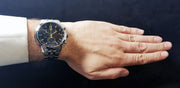  Shop Authentic Tissot PRC 200 Chronograph Black Dial Silver Steel Strap Watch For Men - T114.417.11.057.00 - Luxxuri